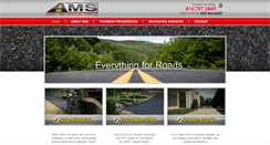 Desktop Screenshot of amsroads.com
